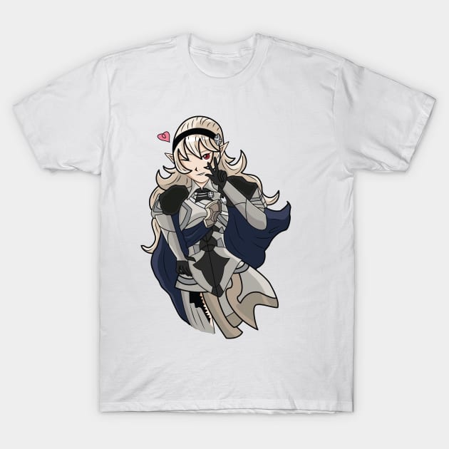 Corrin Female Illustration T-Shirt by tenisbubba13